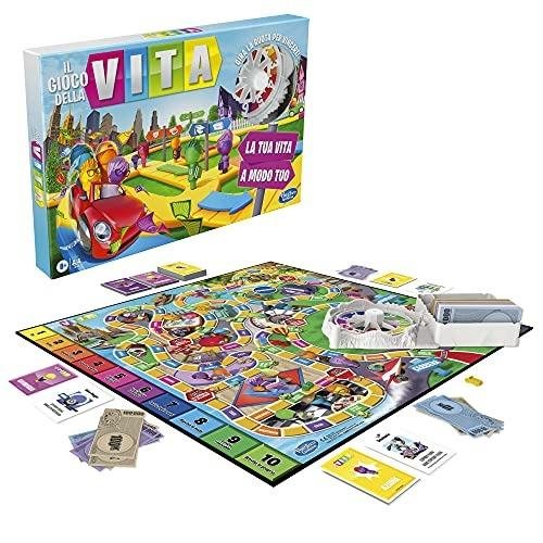 Il Gioco della Vita - un gioco adatto a tutta la famiglia per 2-4  giocatori, gioco da tavolo per bambini dagli 8 anni in su - Hasbro - Games  - Giochi di abilità - Giocattoli