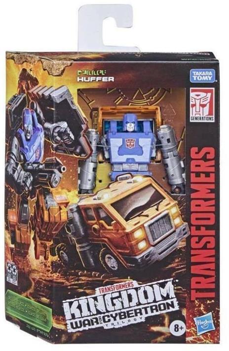 Hasbro Transformers Toys Generations War for Cybertron: Kingdom Deluxe, WFC-K16 Huffer, action figure da 14 cm - 2