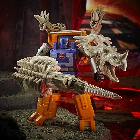 Hasbro Transformers Toys Generations War for Cybertron: Kingdom Deluxe, WFC-K16 Huffer, action figure da 14 cm - 5