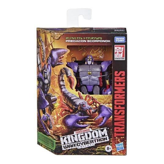 Transformers Toys Generations War for Cybertron: Kingdom Deluxe WFC-K23 Predacon Scorponok, Action Figure da 14 cm - 2