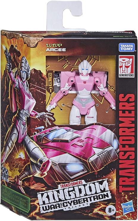 Transformers Toys Generations War for Cybertron: Kingdom Deluxe, WFC-K17 Arcee, Action Figure da 14 cm - 6