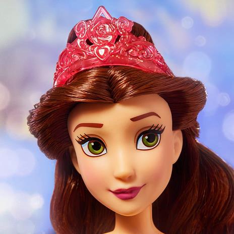 Hasbro Disney Princess Royal Shimmer - Bambola di Belle, fashion doll con gonna e accessori - 3