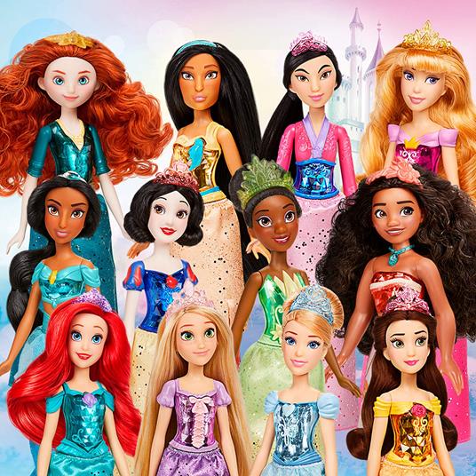 Hasbro Disney Princess Royal Shimmer - Bambola di Belle, fashion doll con  gonna e accessori - Hasbro - Hasbro Disney Princess - Bambole Fashion -  Giocattoli | IBS