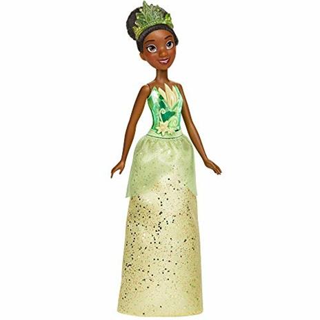 Hasbro Disney Princess Royal Shimmer- Bambola di Tiana, fashion doll con gonna e accessori