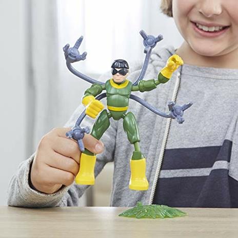 Spiderman Bend And Flex Figures Dual Pack Personaggi Snodabili. Spiderman Vs Doc Ock - 7