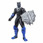 Hasbro Avengers Mech Strike - Black Panther, action figure da 15 cm e accessorio da battaglia