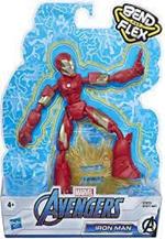 Avengers Bend and Flex. Personaggi Snodabili 15 cm. Iron Man