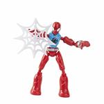 Spiderman Bend And Flex Figures. Personaggi Snodabili 15cm. Scarlet Spider