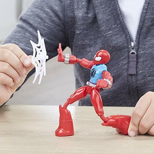 Spiderman Bend And Flex Figures. Personaggi Snodabili 15cm. Scarlet Spider - 2