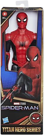 Hasbro Spider-Man - Spider-Man con Tuta Nera e Rossa, Action Figure da 30 cm Titan Hero Series