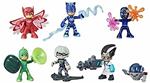 Hasbro PJ Masks - Super pigiamini, Eroi e Cattivi, set per età prescolare con 7 action figure con 10 accessori, per bambini dai 3 anni in su