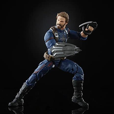 Hasbro Marvel Legends Series. Capitan America, action figure della Saga dell'Infinito in scala da 15 cm - 5