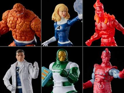 Marvel Legends Fantastic 4 Vintage 6 Inch Assortimento