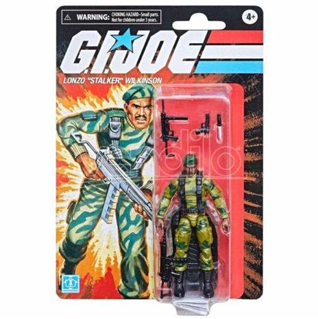 G. I. Joe Hasbro, Figura Lonzo Stalker Wilkinson Retro Collection de G.I.Joe, Multicolore - 2