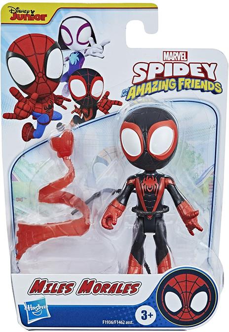 Hasbro Marvel Spidey e i Suoi Fantastici Amici - Miles Morales, action  figure giocattolo da 15 cm, con 1 accessorio - Hasbro - Spidey and his  Amazing Friends - TV & Movies - Giocattoli