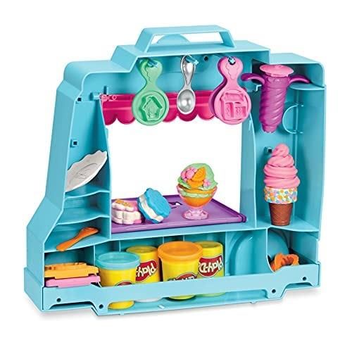 Play-Doh Kitchen Creations - Il Carrello dei Gelati, playset con 5 colori di  pasta da modellare e 20 accessori - Hasbro - Play-Doh - Pasta da modellare  - Giocattoli | IBS