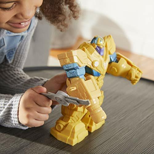 Hasbro Avengers Mech Strike - Thanos Deluxe, action figure da 17,5 cm con  Infinity Mech Suit e accessorio da battaglia - 5