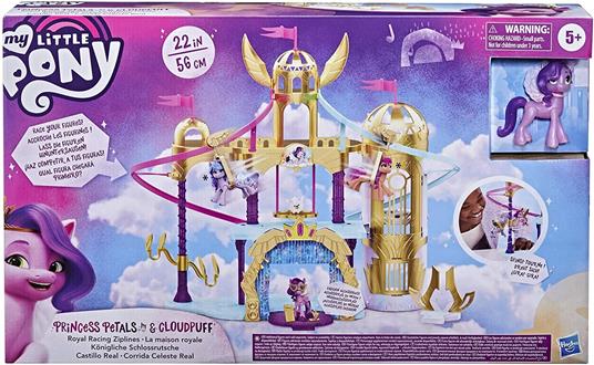 My Little Pony: Una Nuova Generazione, Playset Deluxe, castello giocattolo  da 56 cm con zipline - Hasbro - Casa delle bambole e Playset - Giocattoli |  IBS
