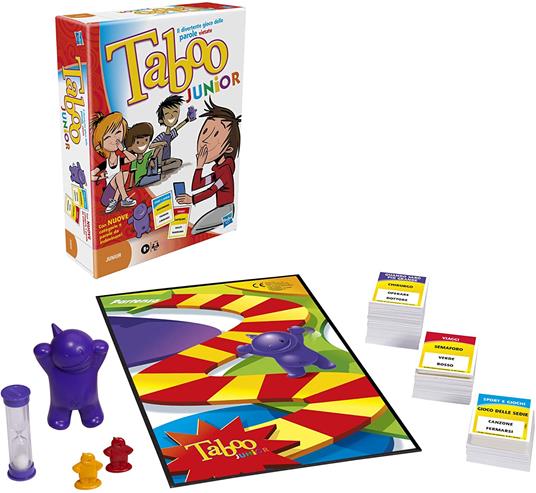 Hasbro Gaming E4941105 Taboo Familia, Gioco da tavolo, multicolore, dagli 8  anni in su', lingua Spagnola : : Giochi e giocattoli