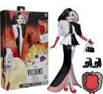 Hasbro Disney Princess Villains, Crudelia De Mon, fashion doll con accessori e vestiti rimovibili