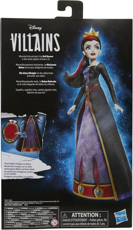 Hasbro Disney Princess Villains, La Regina Cattiva, fashion doll con accessori e vestiti rimovibili - 3