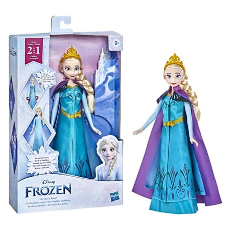 Hasbro Disney Frozen - Elsa Rivelazione Reale, fashion doll di Elsa con  abito 2-in-1 - Hasbro - Bambole Fashion - Giocattoli | IBS