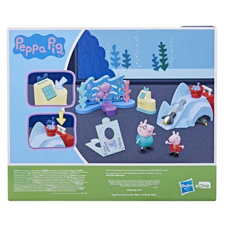 Peppa Pig - Peppa all'Acquario, playset per età prescolare con 4 action figure e 8 accessori - 7