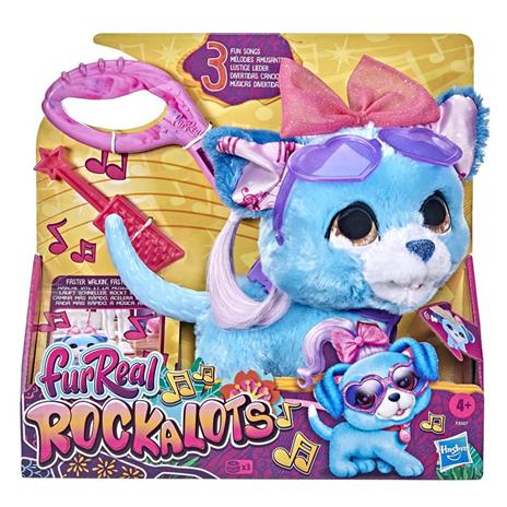 FurReal - Rockalots, cucciolo giocattolo interattivo che cammina con musica, 3 canzoni divertenti, effetti sonori - 4