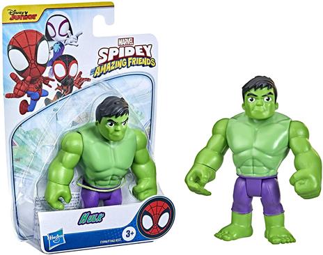 Hasbro Marvel Spidey e I Suoi Fantastici Amici - Hulk, action figure da 10 cm - 3