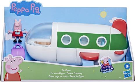 Peppa Pig - Air Peppa, Aereo Giocattolo per età Prescolare, Ruote Che Girano, 1 Action Figure, 1 Accessorio - 2