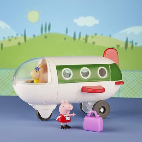 Peppa Pig - Air Peppa, Aereo Giocattolo per età Prescolare, Ruote Che Girano, 1 Action Figure, 1 Accessorio - 3