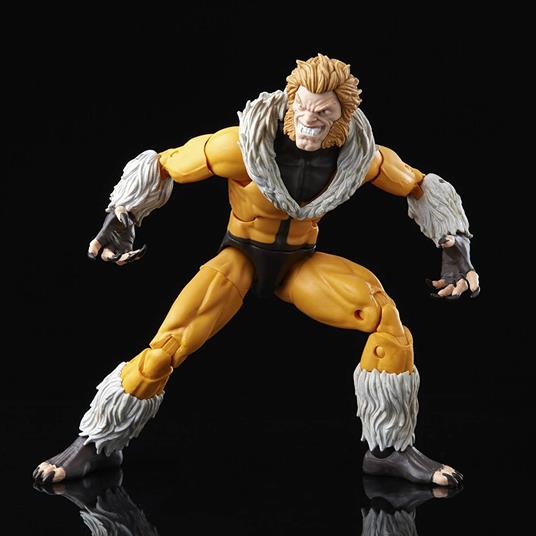 Hasbro Marvel Legends Series, X-Men Sabretooth, action figure collezionabile da 15 cm - 5