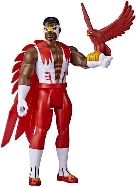 Hasbro Marvel Legends Series, Retro 375 Collection, Falcon, action figure collezionabile da 9,5 cm - 2