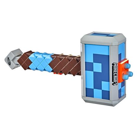 Nerf Minecraft - Martello lancia-dardi Stormlander, lancia 3 dardi, include 3 dardi originali Nerf Elite - 5