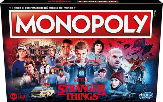 Monopoly - Stranger Things, gioco da tavolo per adulti e adolescenti dai 14  anni in su, da 2 a 6 giocatori - Hasbro - Monopoly - Giochi di ruolo e  strategia - Giocattoli | IBS