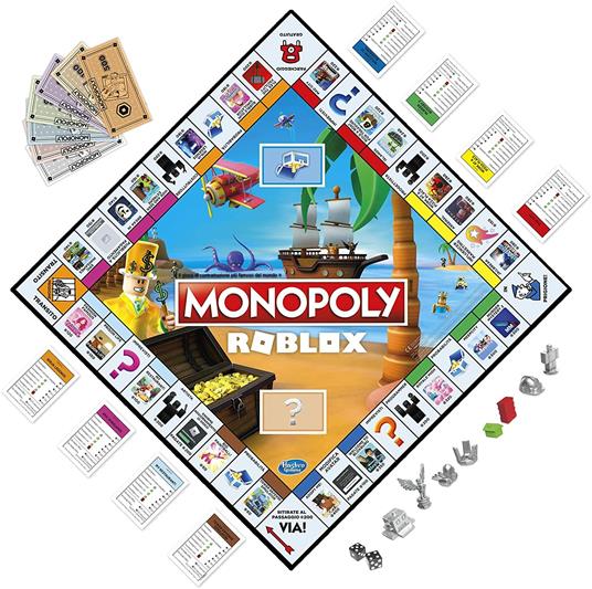 Monopoly - Roblox, gioco da tavolo per bambini dagli 8 anni in su (Edizione  2022) - Hasbro - Games - Giochi di ruolo e strategia - Giocattoli | IBS