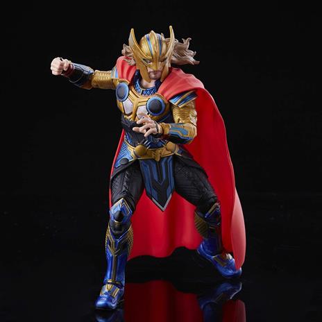Hasbro Marvel Legends Series, Thor, action figure da 15 cm, ispirata al film Thor: Love and Thunder, include 3 accessori - 4