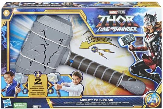 Hasbro Marvel Thor - Martello elettronico Mighty FX Mjolnir Ispirato al  Film Thor: Love And Thunder della Marvel Studios - Hasbro - TV & Movies -  Giocattoli | IBS