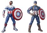 Hasbro Fans - Marvel Avengers Legends - Captain America: Sam Wilson & Captain America: Steve Rogers (Tagteam 2 Pack) (F5880)