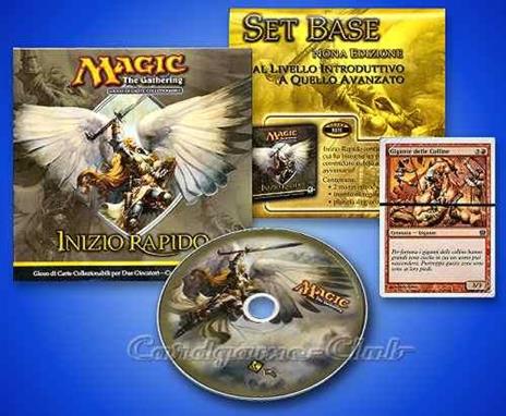 WOTC Magic Nona Edizione Inizio Rapido mazzo introduttivo per 2 giocatori  con CD-ROM (IT) - Wizards of the Coast - Mazzi - Giocattoli | IBS
