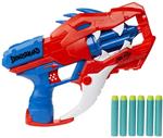 Nerf DinoSquad - Blaster lancia-dardi Raptor-Slash, con tamburo rotante da 6 dardi, azione raffica di colpi