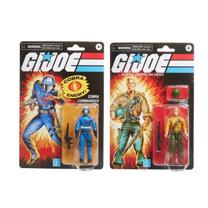 Hasbro G.I. Joe Retro Collection Duke & Cobra Commander Set