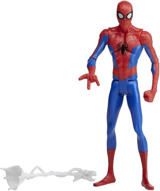 Hasbro Marvel "Spider-Man: Across the Spider-Verse", action figure di Spider-Man in scala da 15 cm con accessorio ragnatela - 6