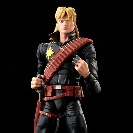 Hasbro- Marvel Legends Series X-Men Classic Longshot, Giocattolo da 15,2 cm, 4 Accessori, Multicolore, F3977 - 4