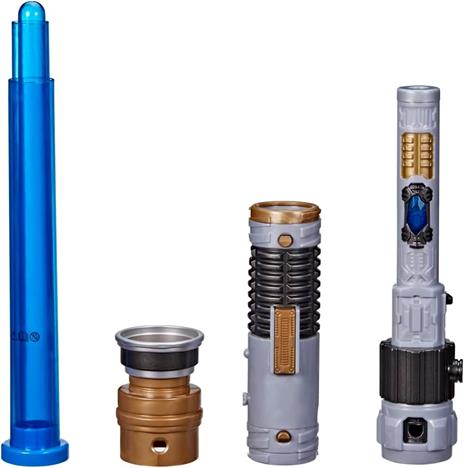 Hasbro Star Wars - Lightsaber Forge, spada laser giocattolo di Obi-Wan Kenobi, di colore blu, allungabile