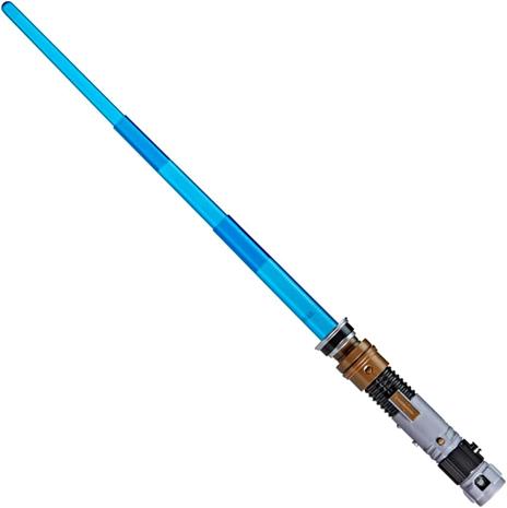 Hasbro Star Wars - Lightsaber Forge, spada laser giocattolo di Obi-Wan Kenobi, di colore blu, allungabile - 3