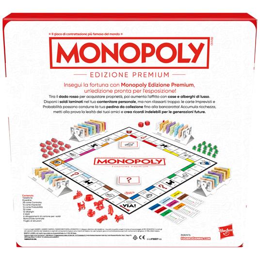 Monopoly - Edizione Premium - Hasbro - Games - Giochi di ruolo e