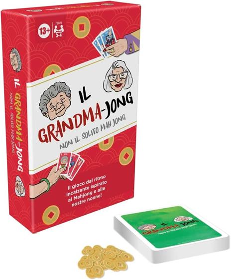 Il Grandma-Jong, un gioco di carte dal ritmo incalzante per 3-4 giocatori, ispirato al Mahjong e a 2 nonne - 3