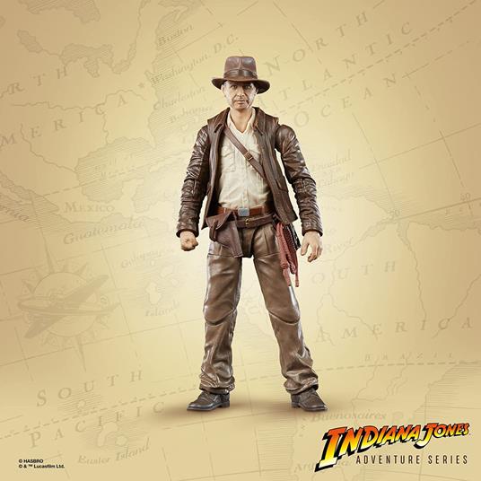 Hasbro Indiana Jones e i Predatori dell'arca perduta, Adventure Series, Action Figure di Indiana Jones da 15 cm - 4