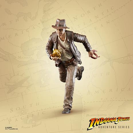 Hasbro Indiana Jones e i Predatori dell'arca perduta, Adventure Series, Action Figure di Indiana Jones da 15 cm - 6